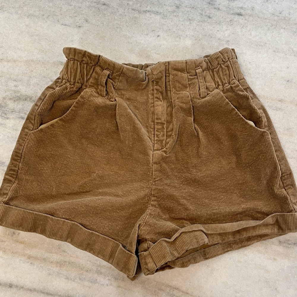 Cider paper bag shorts